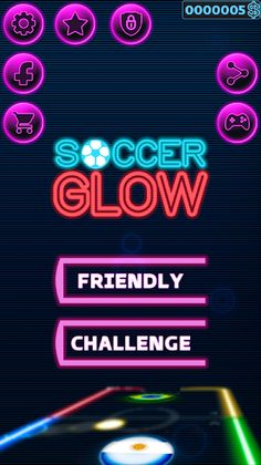 Glow Soccer Ball - Screenshot 1