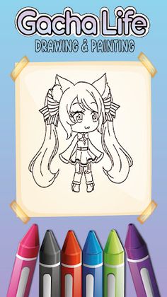 Gacha Life Coloring Book - Screenshot 3