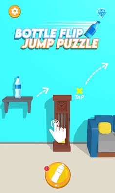 Bottle Flip: Jump Puzzle - Screenshot 1