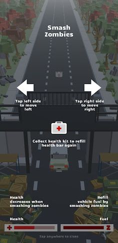 Zombie on the road - Screenshot 2