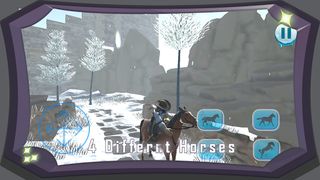Frozen Forest Horse Riding Sim - Screenshot 3