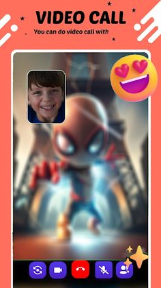 Spider Hero Man Fake Call - Screenshot 1