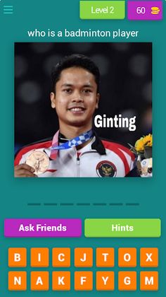 guess the badminton player - Screenshot 4