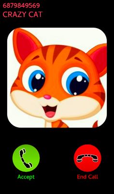 Cute Cat Adventure Fake Call - Screenshot 1