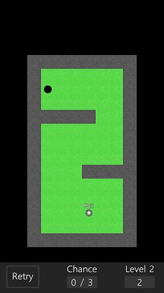 미니골프: 튕기는 돌 (Bouncing Stone) - Screenshot 1