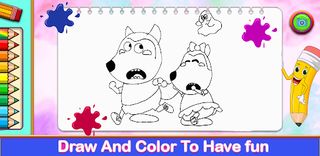 coloring wolfo book - Screenshot 3