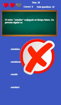 Conjugaciones de Verbos Juego - Screenshot 2