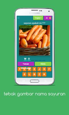 tebak gambar nama sayuran - Screenshot 1