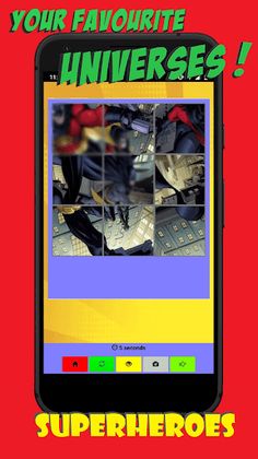 Comic Heroes Puzzle - Screenshot 2