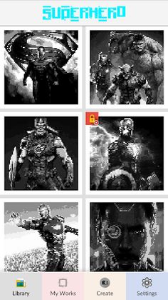 Superhero Pixel Number - Screenshot 4