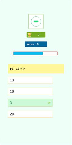 Math Quiz - Screenshot 3