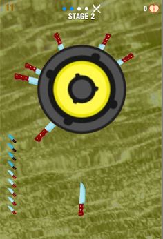 Sharp Knife Throw - Apple Brea - Screenshot 1