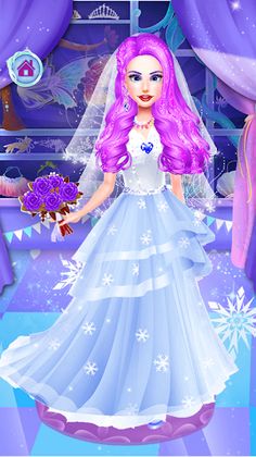 super princess wedding dressup - Screenshot 4