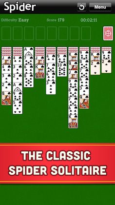 Spider Solitaire - Screenshot 1