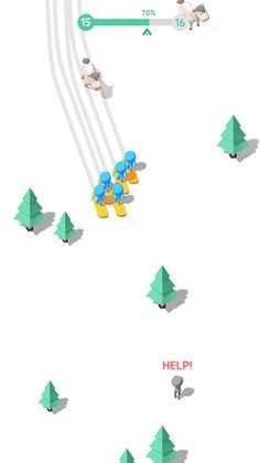 Crowd Ski - Screenshot 4