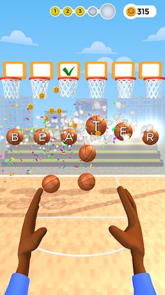 Word Dunks - Screenshot 1