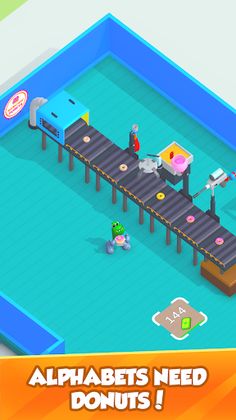 Alphabet Cafe - Donut Shop 3d - Screenshot 2