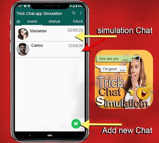 trick chat app simulation, tru - Screenshot 2