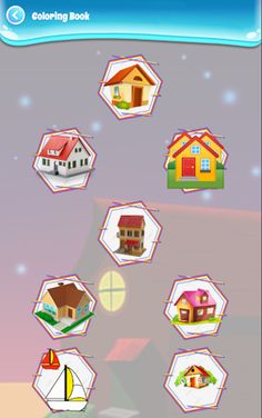 coloring dream house design - Screenshot 1