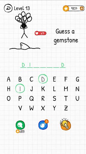 Hangman Words:Two Player Games - Screenshot 3