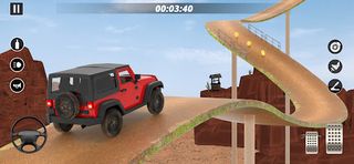 Uphill Car Driving Jeep Games - Screenshot 1