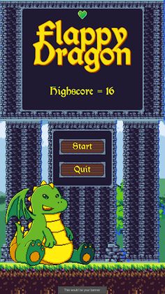 Flappy Dragon - Screenshot 1