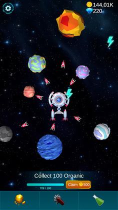 Idle Space Miner: Lost Planets - Screenshot 2