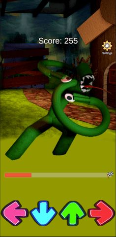 FNF Rainbow Green Mod Test - Screenshot 2