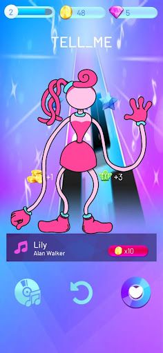 Mommy Long Legs Piano Tiles - Screenshot 2