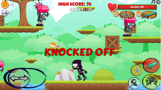 Knock Them Off!   (Platformer  - Screenshot 1