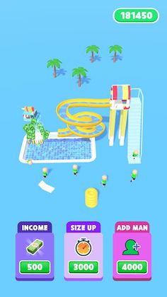 Idle water slide - Screenshot 4