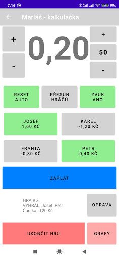 Mariášnická kalkulačka - Screenshot 2