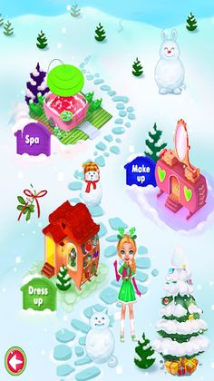 Princess Christmas Dress Up - Screenshot 3