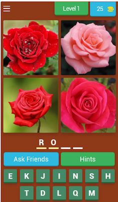 Flower names Quiz - Screenshot 1