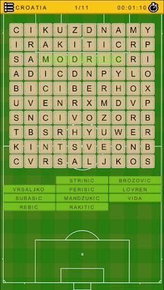 Footballers Word Search - Screenshot 3