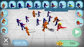 Stickman Spiders Battle Simula - Screenshot 2
