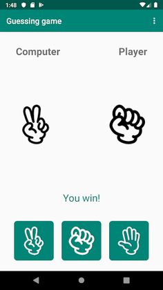 Guessing Game - Stone Paper Sc - Screenshot 2