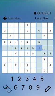 Free Sudoku Game - Screenshot 1