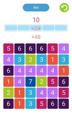 +1 merge - Fun puzzle game - Screenshot 1