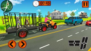 Pet Dog ATV Transport Dog Game - Screenshot 1