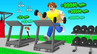 Roblock Gym Clicker: Tap Hero - Screenshot 1