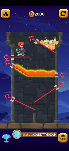 Hero Rescue Loot Treasures Pul - Screenshot 2