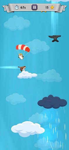 Downfall: Penguin Parachute! - Screenshot 2