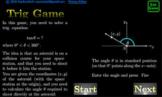 Trig Game - Screenshot 1