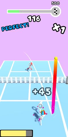 Volley Tennis - Screenshot 3