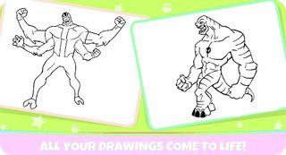 Ben Tennyson 10 coloring - Screenshot 2