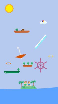 Sky Ball: 2D Platform Game wit - Screenshot 3