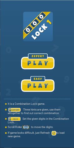 Lock 1 - Combination Lock Game - Screenshot 1