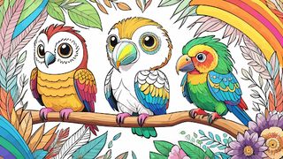 ASMR Color Mandala Bird Relief - Screenshot 3