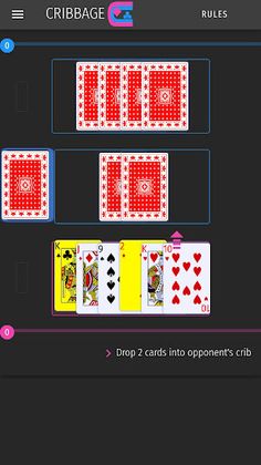 Cribbage One card game - Screenshot 1